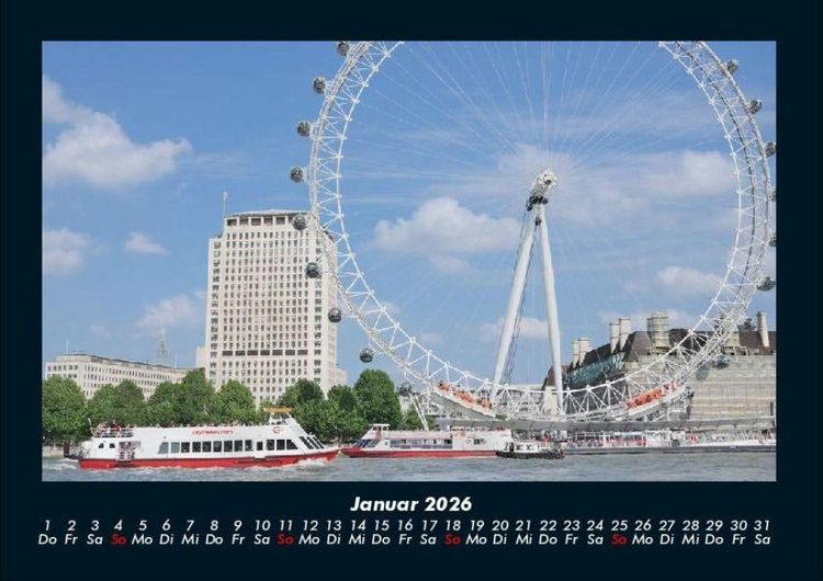 Produktbild: London 2026 Fotokalender DIN A4