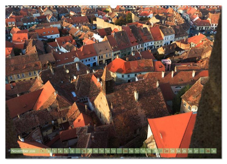 Produktbild: Zauberhaftes Sibiu - Die Perle Siebenb&uuml;rgens in Rum&auml;nien (Wandkalender 2026 DIN A2 quer), CALVENDO Monatskalender