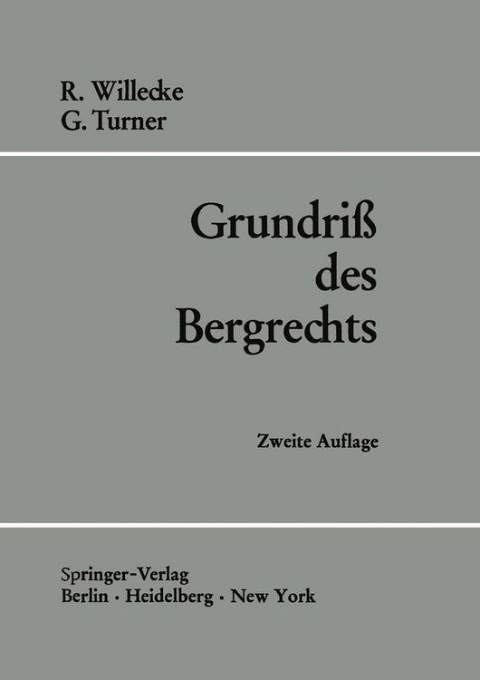 Produktbild: Grundri&szlig; des Bergrechts