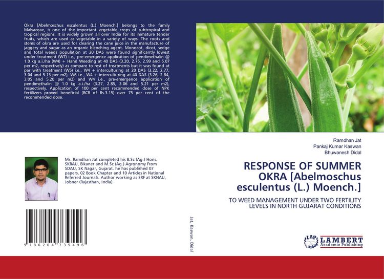 Produktbild: RESPONSE OF SUMMER OKRA [Abelmoschus esculentus (L.) Moench.]