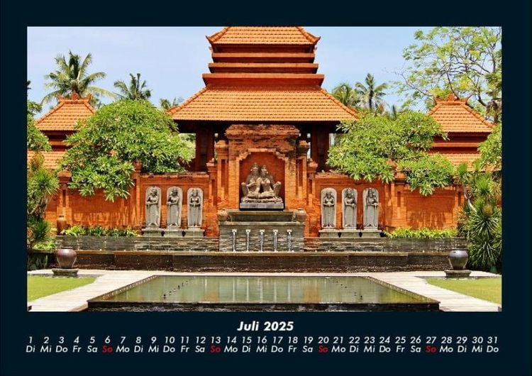 Produktbild: Tempel 2025 Fotokalender DIN A4