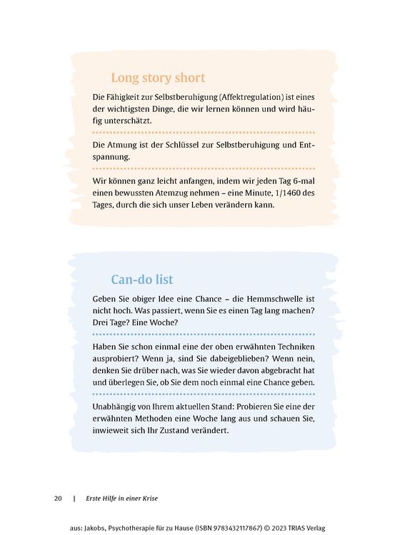 Produktbild: Psychotherapie f&uuml;r zu Hause