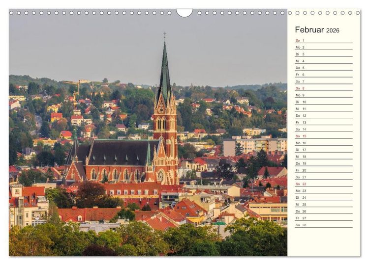 Produktbild: Graz - Metropole der Steiermark (Wandkalender 2026 DIN A3 quer), CALVENDO Monatskalender