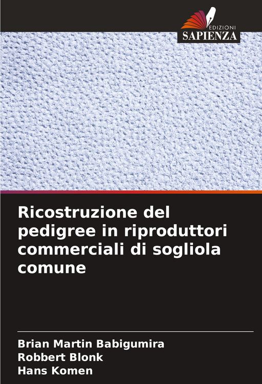 Produktbild: Ricostruzione del pedigree in riproduttori commerciali di sogliola comune