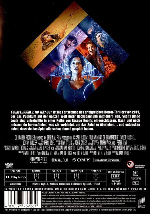 Produktbild: Escape Room 2: No Way Out