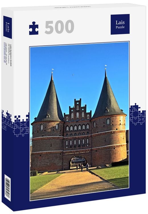 Produktbild: Lais Puzzle Holstentor L&uuml;beck 500 Teile