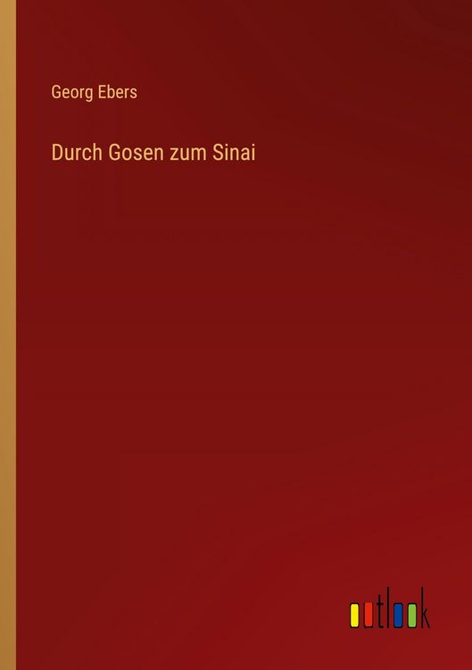 Produktbild: Durch Gosen zum Sinai