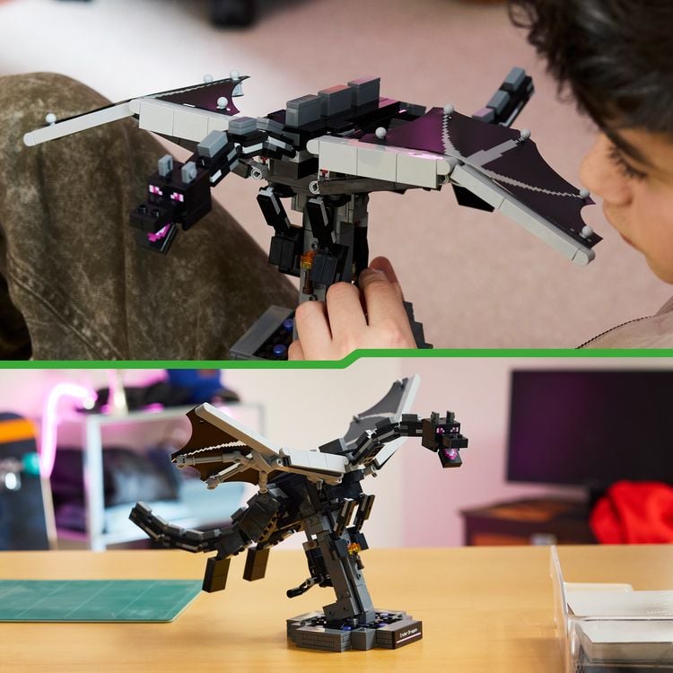 Produktbild: LEGO Minecraft 21595 Der Enderdrache, Gamer Spielzeug ab 10 Jahren