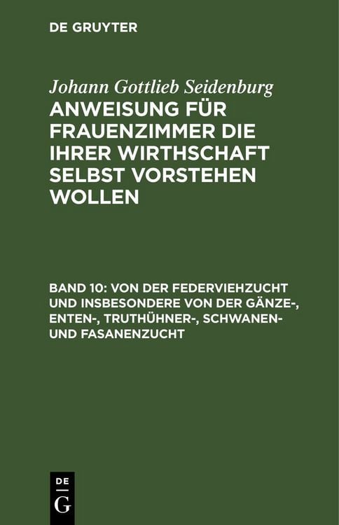 Produktbild: Von der Federviehzucht und insbesondere von der G&auml;nze-, Enten-, Truth&uuml;hner-, Schwanen- und Fasanenzucht