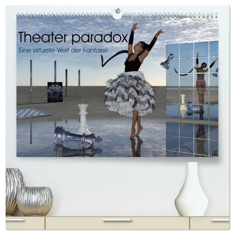 Produktbild: Theater paradox (hochwertiger Premium Wandkalender 2026 DIN A2 quer), Kunstdruck in Hochglanz