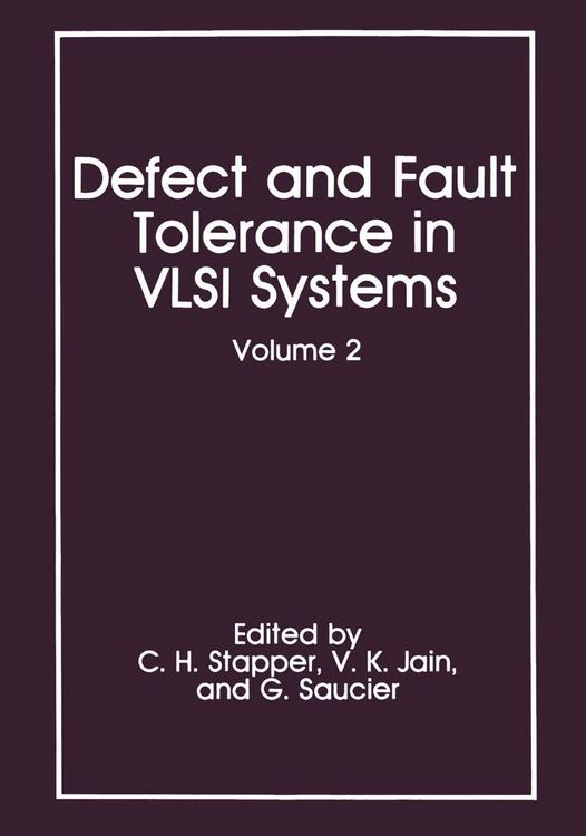 Produktbild: Defect and Fault Tolerance in VLSI Systems