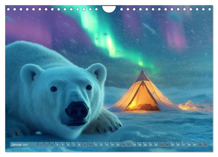 Produktbild: Camping Extreme (Wandkalender 2027 DIN A4 quer), CALVENDO Monatskalender