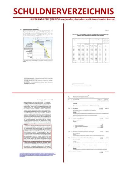 Produktbild: SCHULDNERVERZEICHNIS &ndash; RHEINLAND-PFALZ (MAINZ) im regionalen, deutschen und internationalen Kontext