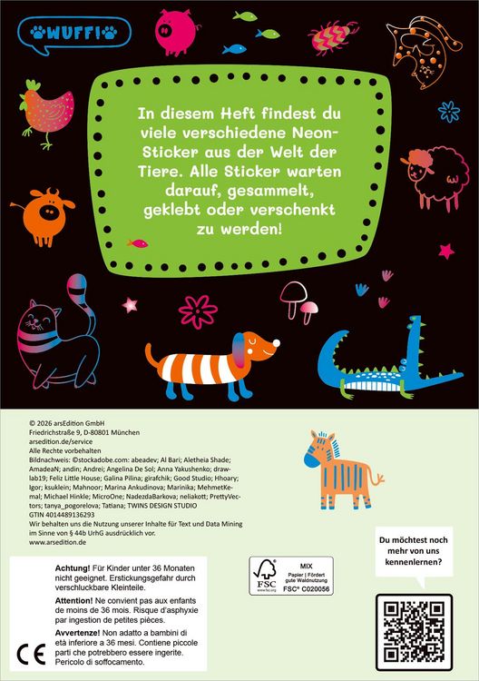 Produktbild: Neon-Sticker