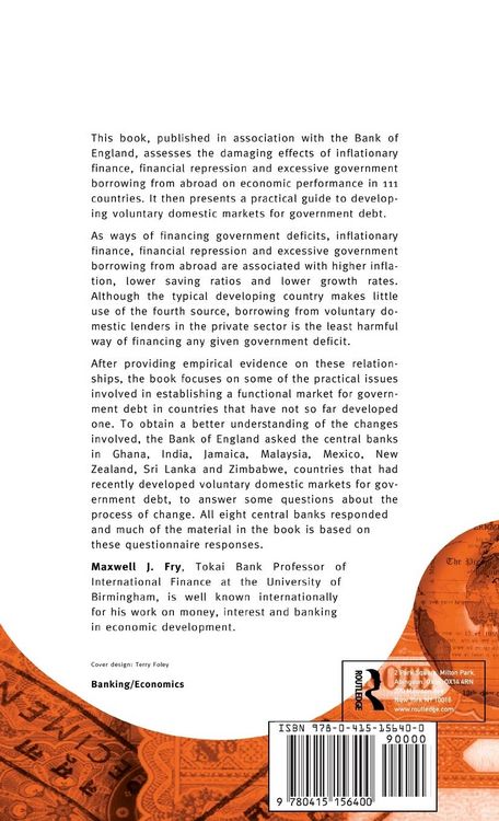 Produktbild: Emancipating the Banking System and Developing Markets for Government Debt