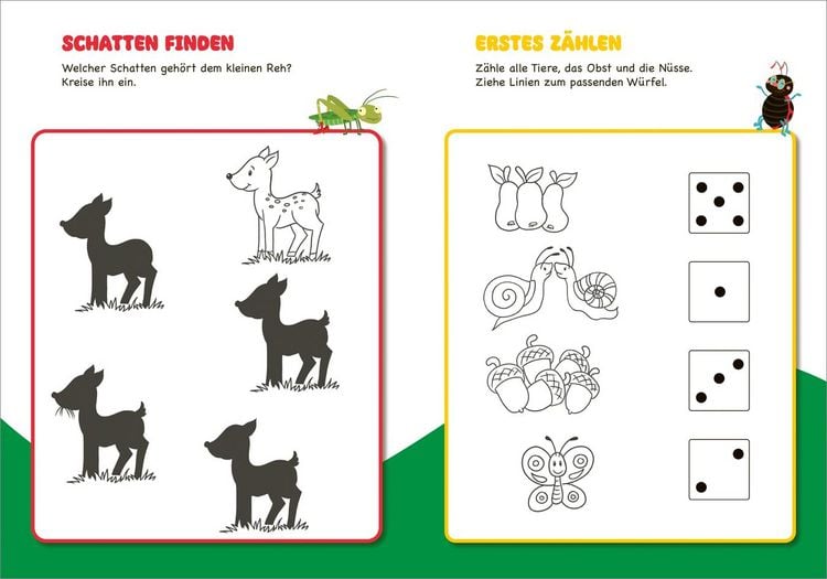 Produktbild: Malen und R&auml;tseln f&uuml;r Kindergartenkinder. Natur