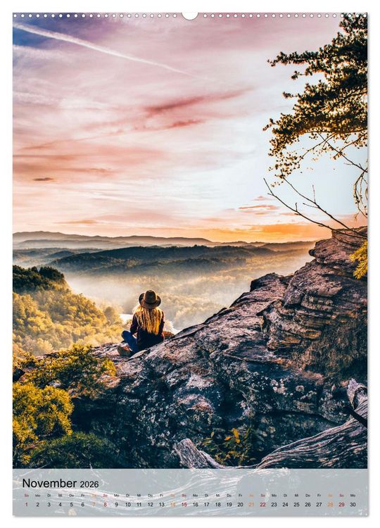 Produktbild: Wandern - meine Leidenschaft (hochwertiger Premium Wandkalender 2026 DIN A2 hoch), Kunstdruck in Hochglanz