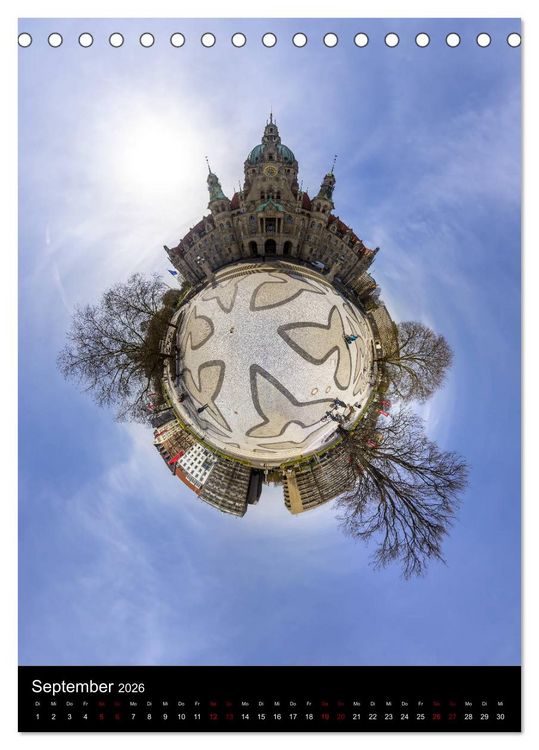 Produktbild: Planet Hannover (Tischkalender 2026 DIN A5 hoch), CALVENDO Monatskalender