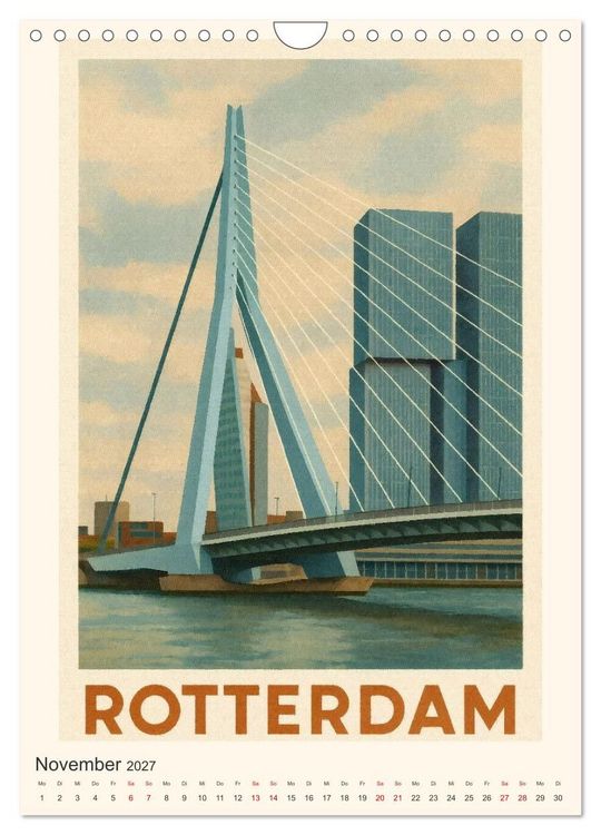 Produktbild: Charmante Holland-Ansichten (Wandkalender 2027 DIN A4 hoch), CALVENDO Monatskalender