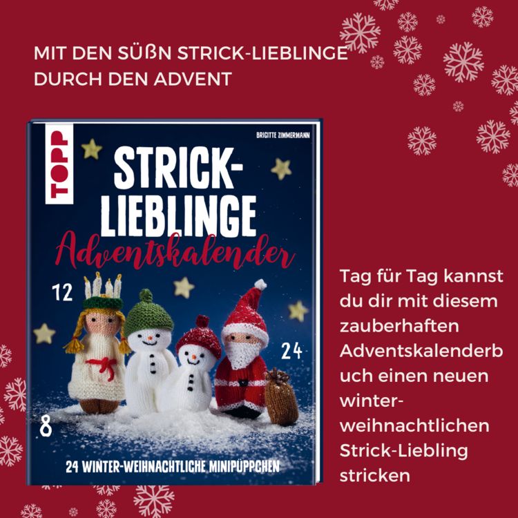 Produktbild: Strick-Lieblinge Adventskalender. Adventskalenderbuch