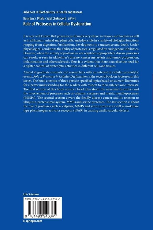 Produktbild: Role of Proteases in Cellular Dysfunction