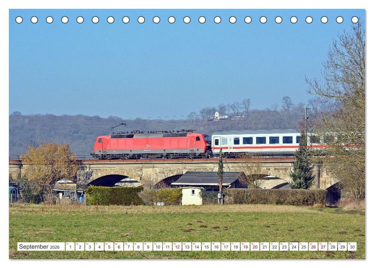 Produktbild: Die Baureihe 120 der Deutschen Bahn (Tischkalender 2026 DIN A5 quer), CALVENDO Monatskalender