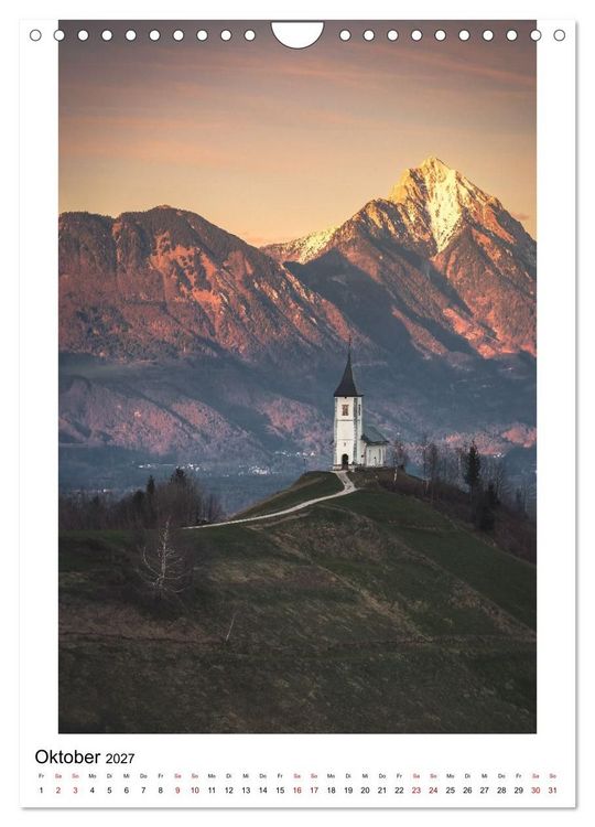 Produktbild: Alpenblicke - Ein Jahr in den Alpen (Wandkalender 2027 DIN A4 hoch), CALVENDO Monatskalender