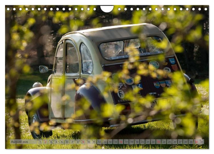 Produktbild: Kultauto Ente Citro&euml;n 2CV (Wandkalender 2026 DIN A4 quer), CALVENDO Monatskalender
