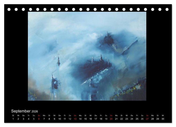 Produktbild: Kunstkalender von Michaela Nagel (Tischkalender 2026 DIN A5 quer), CALVENDO Monatskalender