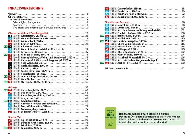 Produktbild: ROTHER Wanderf&uuml;hrer Arlberg und Paznauntal. 50 Touren vom Oberen Lechtal &uuml;ber das Stanzer Tal bis zur Tiroler Silvretta