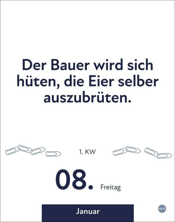 Produktbild: Die besten Spr&uuml;che f&uuml;r lange B&uuml;rotage Tagesabrei&szlig;kalender 2027