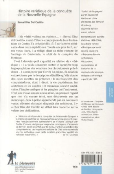 Produktbild: Histoire v&eacute;ridique de la conqu&ecirc;te de la Nouvelle-Espagne