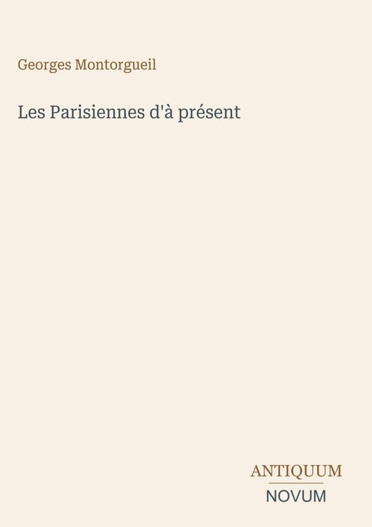 Produktbild: Les Parisiennes d'&agrave; pr&eacute;sent