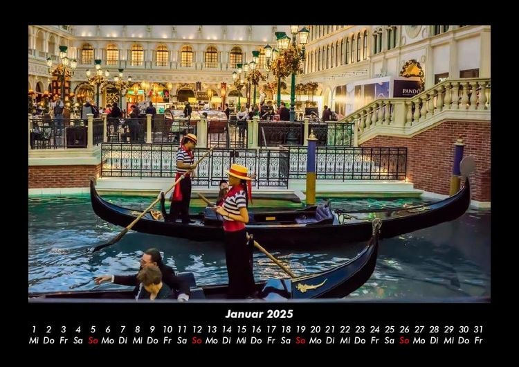 Produktbild: Las Vegas 2025 Fotokalender DIN A3