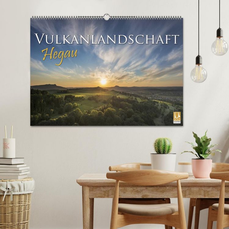 Produktbild: Vulkanlandschaft Hegau 2026 (Wandkalender 2026 DIN A2 quer), CALVENDO Monatskalender
