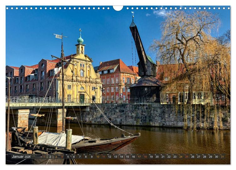 Produktbild: L&Uuml;NEBURG Ein- und Ausblicke von Andreas Voigt (Wandkalender 2026 DIN A3 quer), CALVENDO Monatskalender