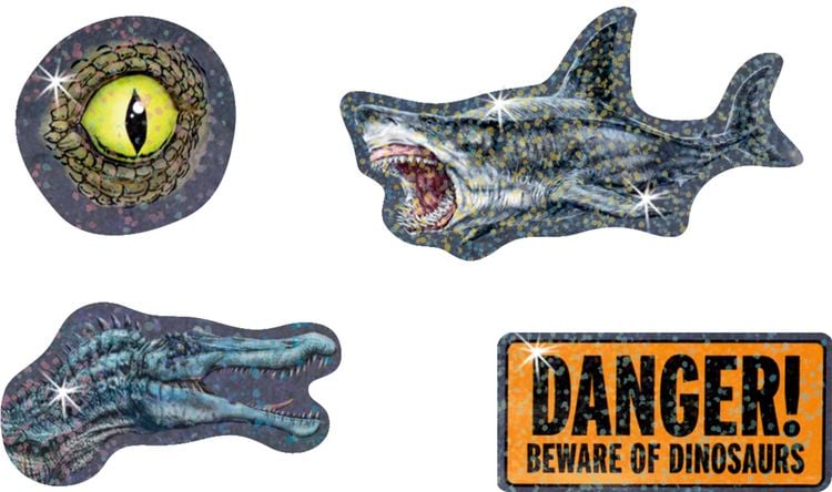 Produktbild: Vorsicht, glitzernde Sticker! (T-Rex World)