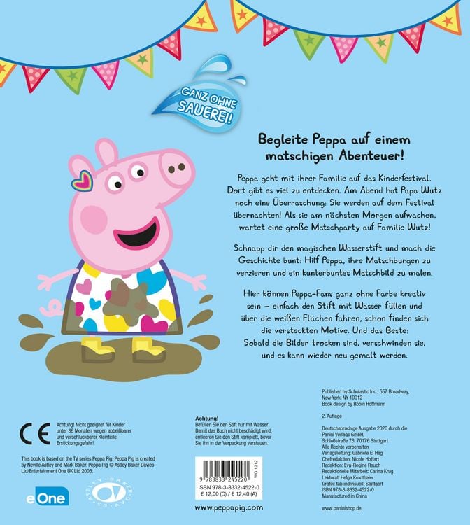 Produktbild: Peppa Pig: Peppa auf dem Matschfestival - Magischer Wassermalspa&szlig;