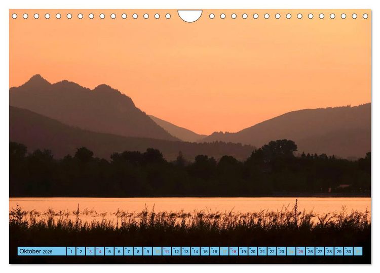 Produktbild: Sch&ouml;ner Forggensee (Wandkalender 2026 DIN A4 quer), CALVENDO Monatskalender