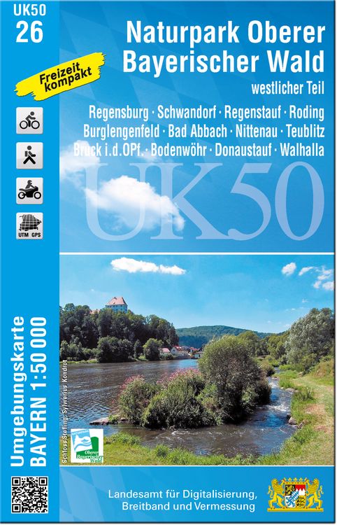 Produktbild: UK50-26 Naturpark Oberer Bayerischer Wald - westlicher Teil