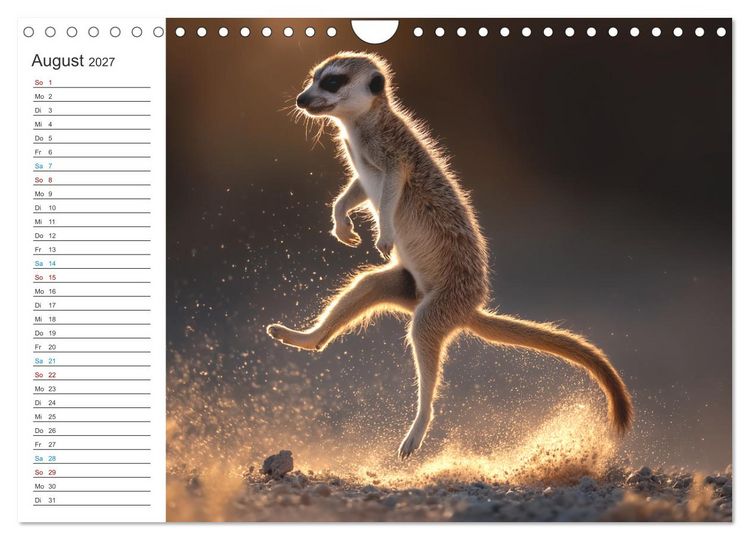 Produktbild: Die Welt der Erdm&auml;nnchen (Wandkalender 2027 DIN A4 quer), CALVENDO Monatskalender