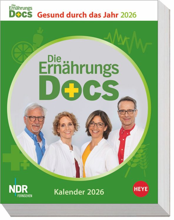 Produktbild: Die Ernährungs-Docs - Gesund durch das Jahr Tagesabreißkalender 2026
