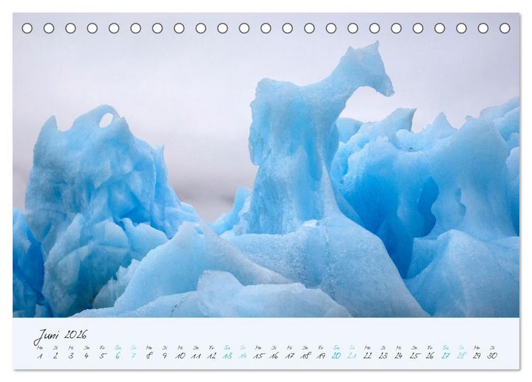 Produktbild: Faszination Eis - In den Fjorden Ostgr&ouml;nlands (Tischkalender 2026 DIN A5 quer), CALVENDO Monatskalender
