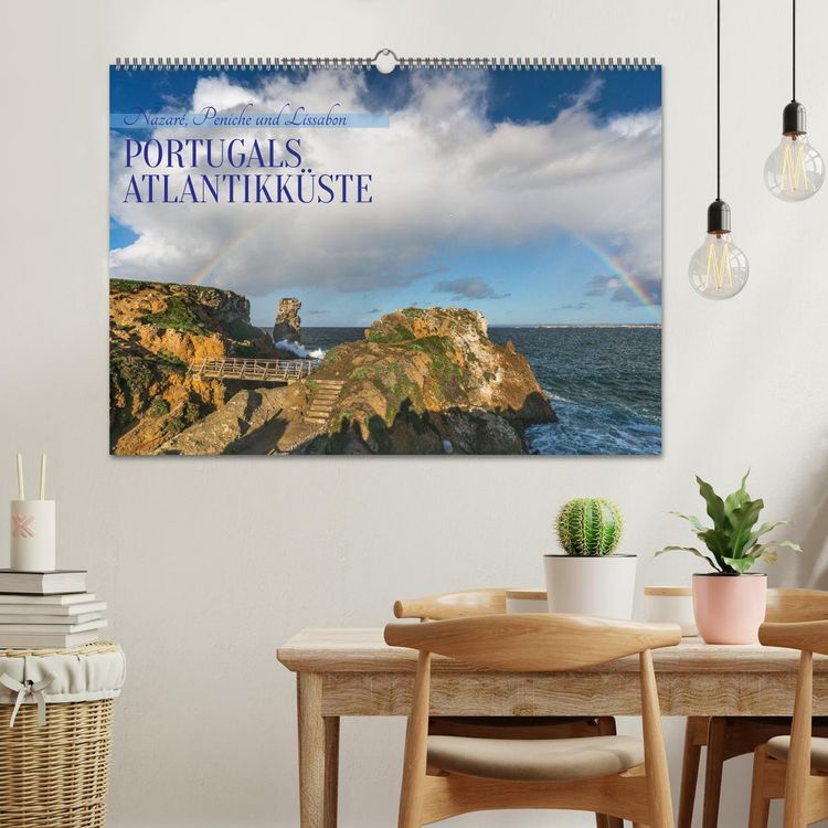 Produktbild: Portugals Atlantikk&uuml;ste (Wandkalender 2026 DIN A2 quer), CALVENDO Monatskalender
