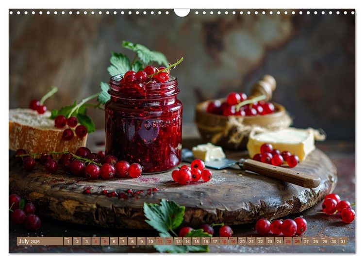 Produktbild: Fruit Paradise in a Jar (Wall Calendar 2026 DIN A3 landscape), CALVENDO 12 Month Wall Calendar