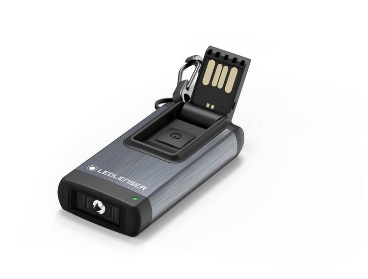 Produktbild: Ledlenser K4R LED Schl&uuml;sselleuchte mit USB-Schnittstelle akkubetrieben 120lm 20g