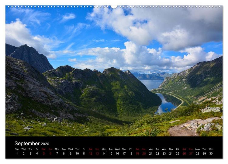 Produktbild: The magical Lofoten Islands (High Quality Premium Wall Calendar 2026 DIN A2 landscape),CALVENDO 12 Month Wall Calendar