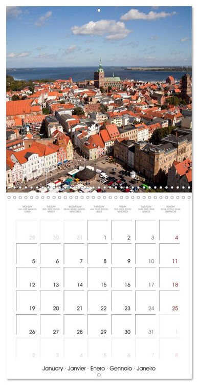 Produktbild: A journey along the Baltic Coast (Wall Calendar 2026 12 &times; 12 Inch) CALVENDO 12 Month Wall Calendar
