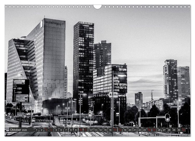 Produktbild: Ein Blick auf Rotterdam (Wandkalender 2026 DIN A3 quer), CALVENDO Monatskalender