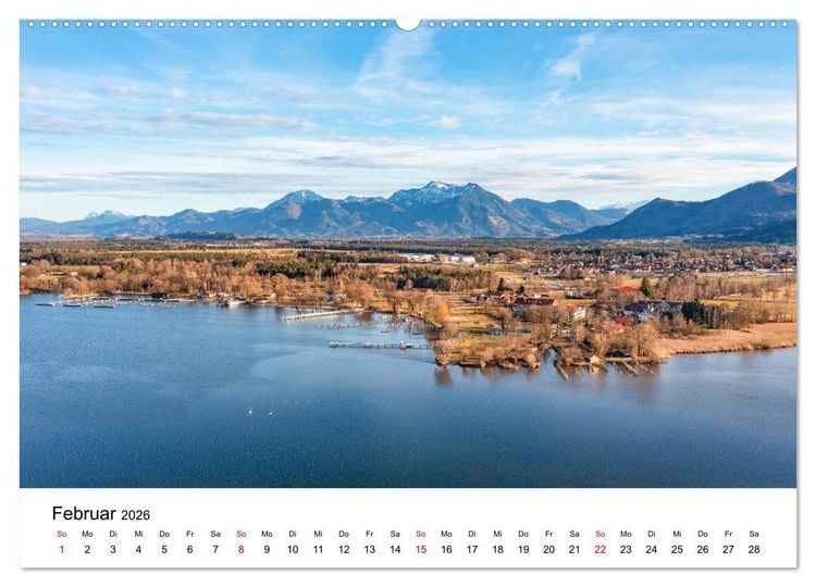 Produktbild: Traumhafter Chiemsee - eine kalendarische Reise (Wandkalender 2026 DIN A2 quer), CALVENDO Monatskalender